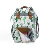 Atsabdas Cactus Print Diaper Bag Backpack for Mom Dad, Maternity
