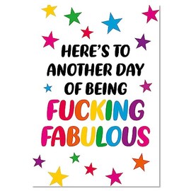 Dean Morris Cards F'ing fabulous Postcard