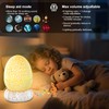 Alarm Clock with Sunrise Simulation Wake Up Egg Light, Portable