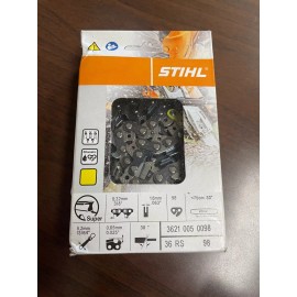 For STIHL 36RS 98 STIHL chain saw chain 3/8 pitch .063 guage 98 DL 30 inch bar