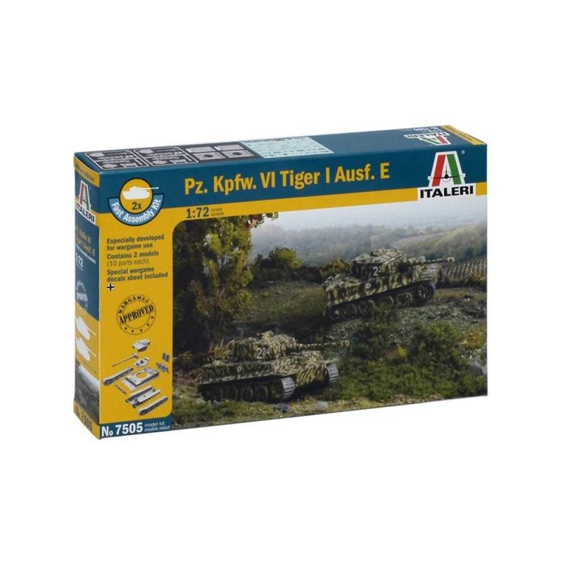 Italeri 510007505 - 1:72 PZ KPFW VI Tiger I Ausf