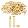 PATIKIL M3X20mm+6mm Standoff Screws, 100Pcs Male to Female Hex Brass