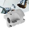 Face Milling Cutter Head 4‑Flute Metal Processing Right Angle Mill