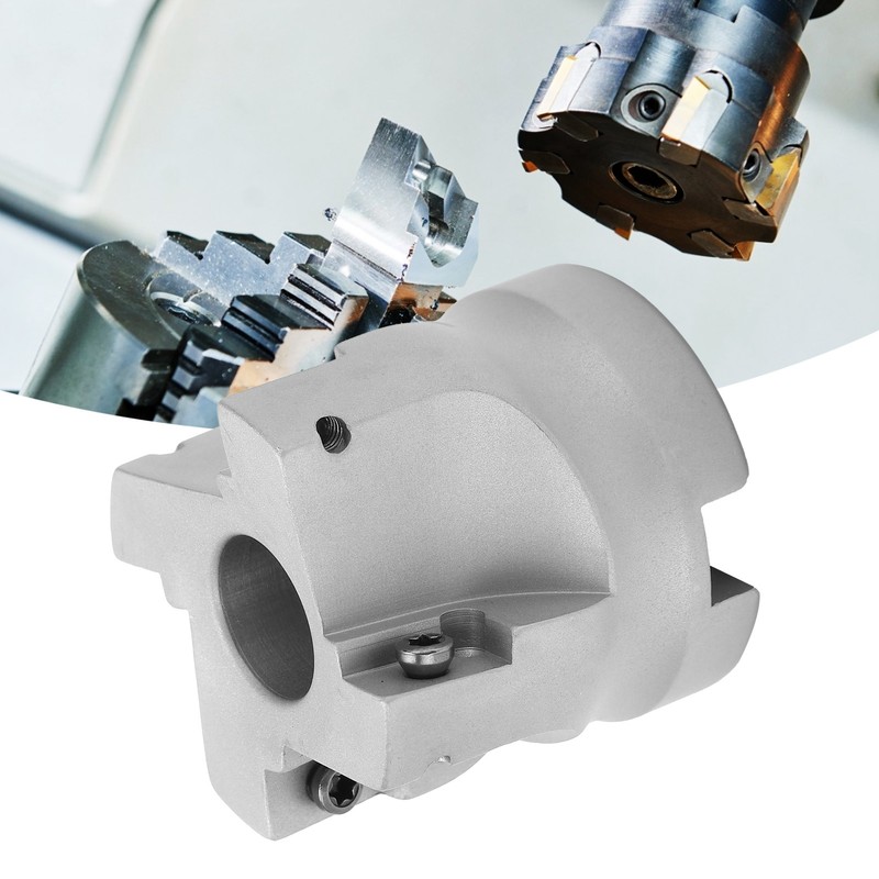 Face Milling Cutter Head 4‑Flute Metal Processing Right Angle Mill