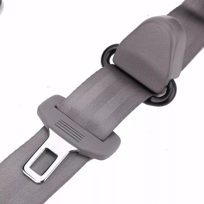 C-HORSE 2 Retractable 3 Point Safety Gray Seat Belt Straps