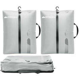 YEEKORO Vacuum Bags for Travel, Professional IP67 Reusable Vacuum Compression Bags for Travel Suitcases and Backpack, Durable Space Saver Bag (2 PACK, No Pump)