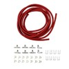 Diesel Fuel Injector Return Line Clamps Kit Fit for Chevy