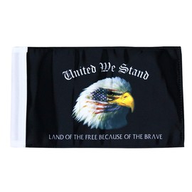 Motorcycle Flag Eagle Eagle Flag 7" x 10" Replacement Motorcycle Flag UV Coated