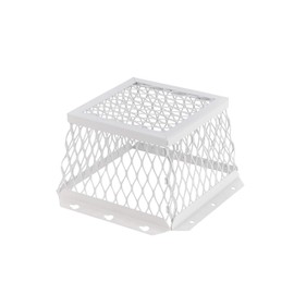 HY-C RVG-DVG Stainless Steel Universal VentGuard, 100% 304 Stainless Steel Mesh, Easy Installation, 7" L x 7" W x 5" H, White Powder Coat Finish