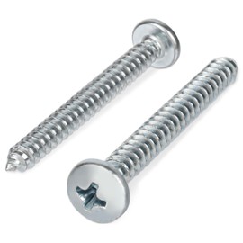 XwaYexa 50Pcs Sheet Metal Screw, Septic Tank Riser Screw for Tuf-Tite Risers and Lids,18-8 Stainless Steel Septic Lid Screw, 10 Thread Size, 1 3/4" Length, Plain Finish, Pan Head, Type A