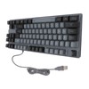 Gaming Keyboard 87 Keys ABS Keycaps RGB Backlit Contrast Color
