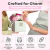 SEZHN Soap Flowers Bouquet Pink Rose and Carnations - Mothers