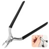 Professional Stainless Steel Cuticle Nippers with Sharp Blade, Non-Slip Handle