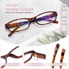EYEGUARD Reading Glasses for Women 4 Pack Ladies Stylish Blue