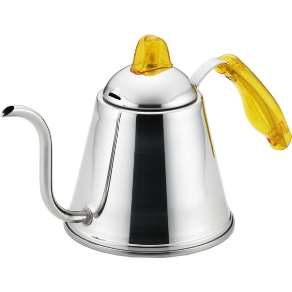 Noody 1214926 Drip Pot 3.3 gal (1.1 L) Yellow, Made in Japan