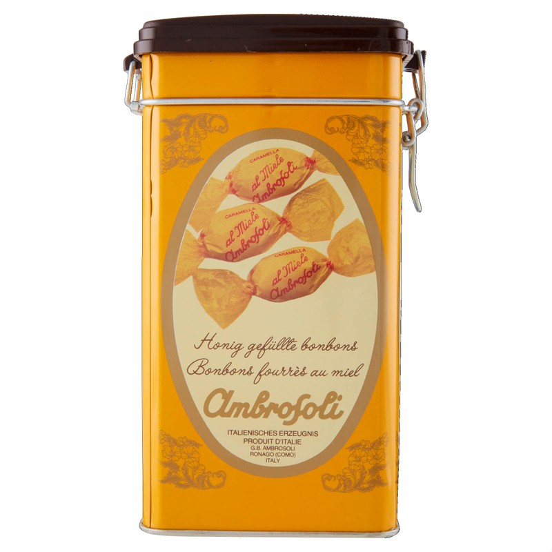 Ambrosoli Scatola di latta Liberty gr.500 caramella al miele