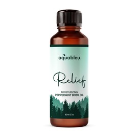 Peppermint Massage Oil – Aromatherapy Blend for Refreshing Relief – 80ml Bottle – Energizing and Rejuvenating – Great Gift for Women