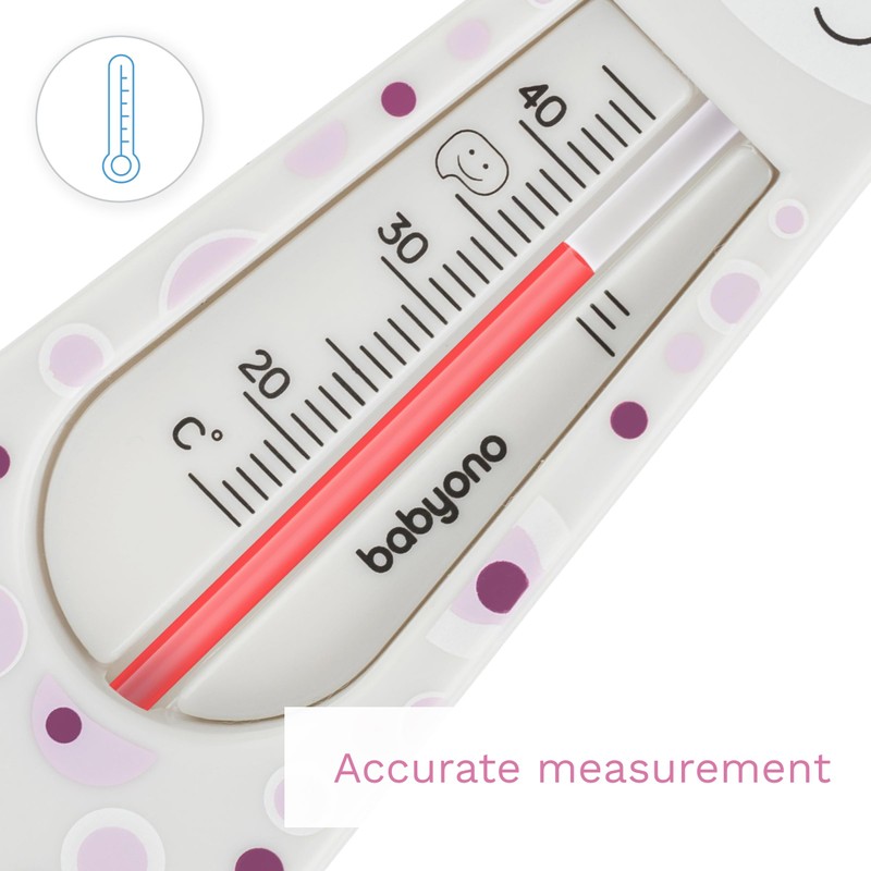 Baby Safe Floating Bath Thermometer GIRAFFE (Grey)