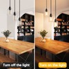 MAXvolador Industrial 3-Light Pendant Light, Adjustable Hanging Light Fixture with
