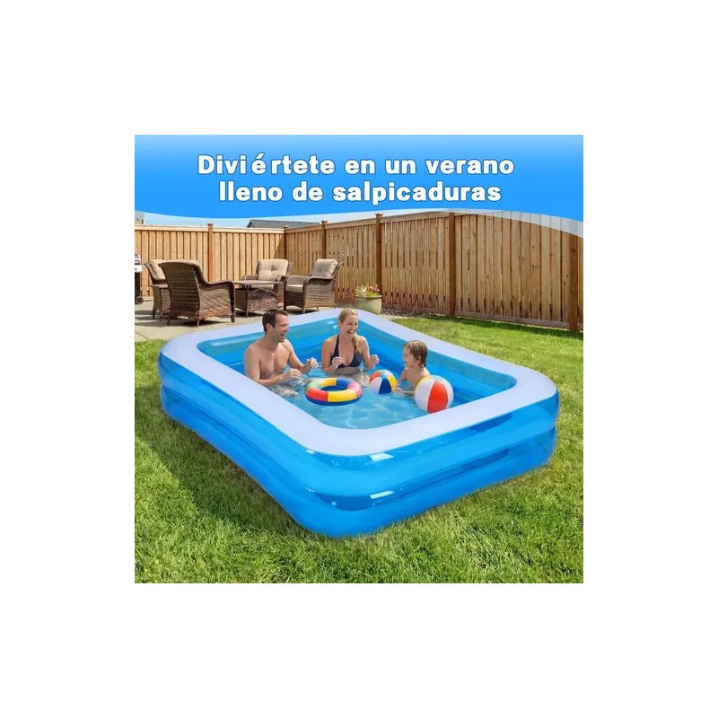 21015050cm Alberca Inflable Grandes Piscinas Rectangular