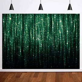 DOTOOMA 7x5 FT Black Green Flows Flash Photo Backdrop Birthday Wedding Family Party Newborn Baby Show Decoration Photography Background Banner Polyester Supplies