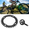 Aluminum Alloy Bike Single Disc Positive &amp; Negative Teeth Chainring