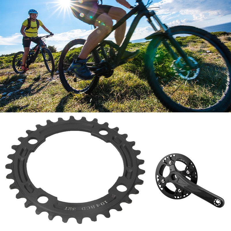 Aluminum Alloy Bike Single Disc Positive &amp; Negative Teeth Chainring