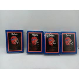 University Of Florida Gators Playing Cards . Lot of4. 52 Card Deck With 2 Jokers