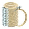 Dijedev 12PCS 3 Inch Embroidery Hoops, Bamboo Circle Cross Stitch