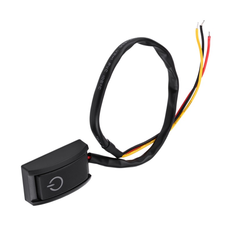 DC 12V 200mA Car DIY Switch Paste Type Sticky Button