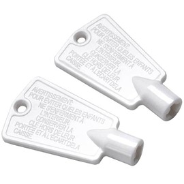 297147700 Door Key by Seentech - Compatible with Frigidaire Kenmore Elec-trolux Freezer Refrigerator – Replaces: AP4301346 PS1991481 216702900, 06599905, 08037402, 1259502 (Pack 2)