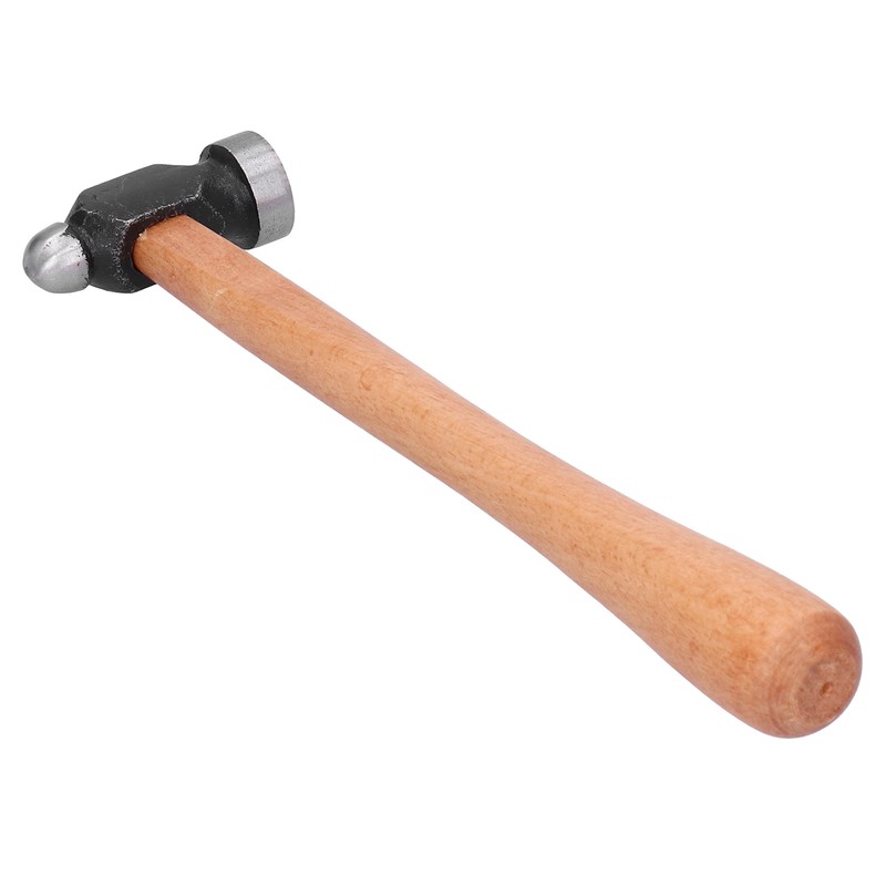Wood Handle Ball Peen Hammer Household Jewelry Making Processing Round