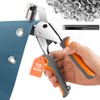 Grommet Tool Kit Eyelet Pliers: IMLIKE Grommet Handheld Puncher Tool