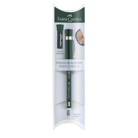 Faber-Castell FABER-CASTELL 119037 - Perfekter Bleistift Castell 9000, Härtegrad B, Schaftfarbe: grün