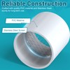 PVC Vent Cap, Termination Cap with Stainless Steel Screen for
