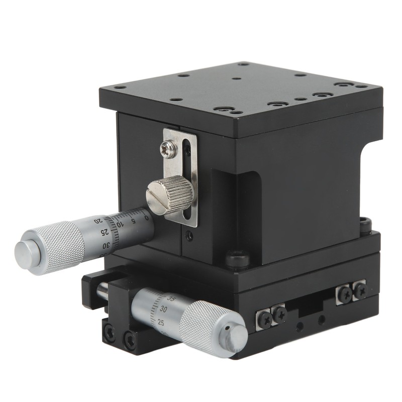 Manual Linear Stage Aluminum Alloy Black Anodized Surface XZ Axes