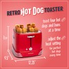 Nostalgia 4 Slot Hot Dog and Bun Toaster with Mini
