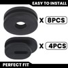 12Pcs Motorcycle Rubber Side Cover Grommet Single Side Panel Fairing