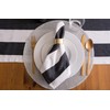 DII Woven Placemats Collection Metallic Round Placemat Set, 15", Silver,