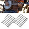 24PCS Banjo Bracket Hook Silver Metal Wear Resistant Banjo Hooks