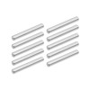 sourcing map 10Pcs 4mm x 30mm Dowel Pin 304 Stainless