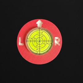 UP Hill Golf Ball Marker Round Mark with Level Function Green Metal Ball Position Marker for Golf Equipment 1.37 x 1.38 x 0.27 inches:_Red