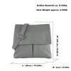 modamoda de - T63LEDER - Women's Leather Shoulder Bag, Signal
