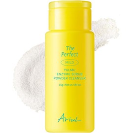 Ariul Limpiador En Polvo Exfoliante Enzimático Yulmu Perfect: Exfoliación Suave Con Lágrimas Y Enzimas De Job'S, Limpieza De Poros, Fórmula Vegana Y No Irritante, Cuidado De La Piel Coreano, 55