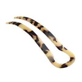 [ヴxante-nu] vingtaine Tortoise Shell Wind 二又 Easy Colorfully Comb Kimono Yukata Pink Hair Accessory H – 956 - biege