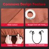 Comnova RV Tire Covers 2 Pack - 600D Tough Tire