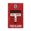 Fire Alarm Printed Blank Cover Wall Plate 1-Gang,Decorative Single Blank