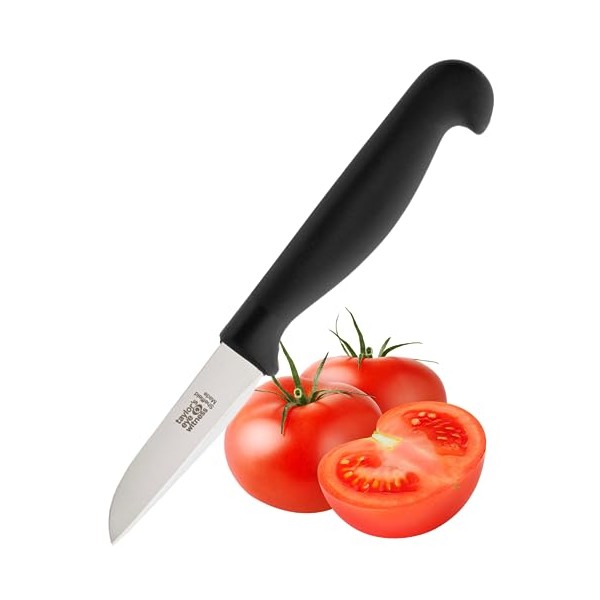 Taylors Eye Witness Element Paring Knife - 7cm Cutting Edge with an Ultra Fine, Pointed Blade, Precision Ground from High Carbon Stainless Steel. 50 Year Guarantee.