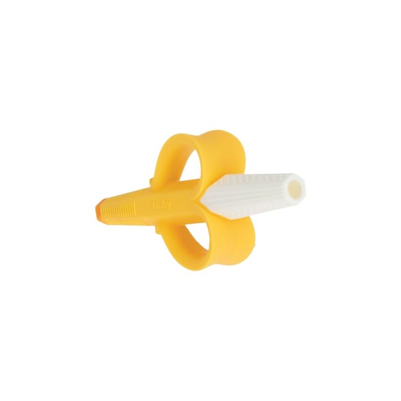 Nuby, Mordedera Tubito de Silicón en Forma de Banana