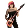 Widman Inflatable Rockstar Guitar with Flames - Adult Fancy Dress